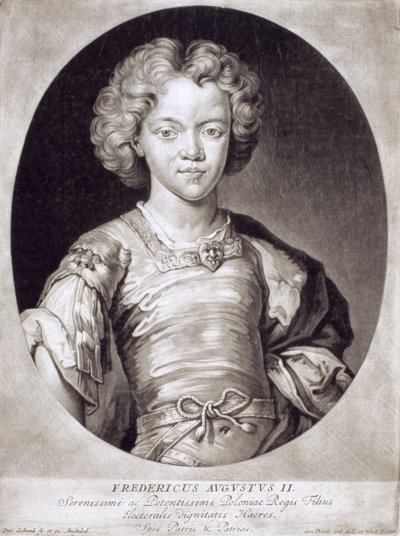 Augustus III, King of Poland, as a Child by Pieter Schenk